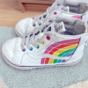 Vans rainbow high tops